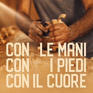 Copertina Con le mani con i piedi con il cuore